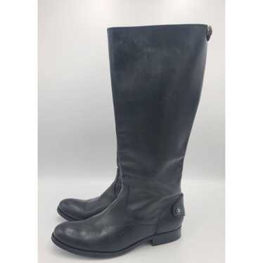 Frye Melissa Button Back Zip Riding Boot - image 1