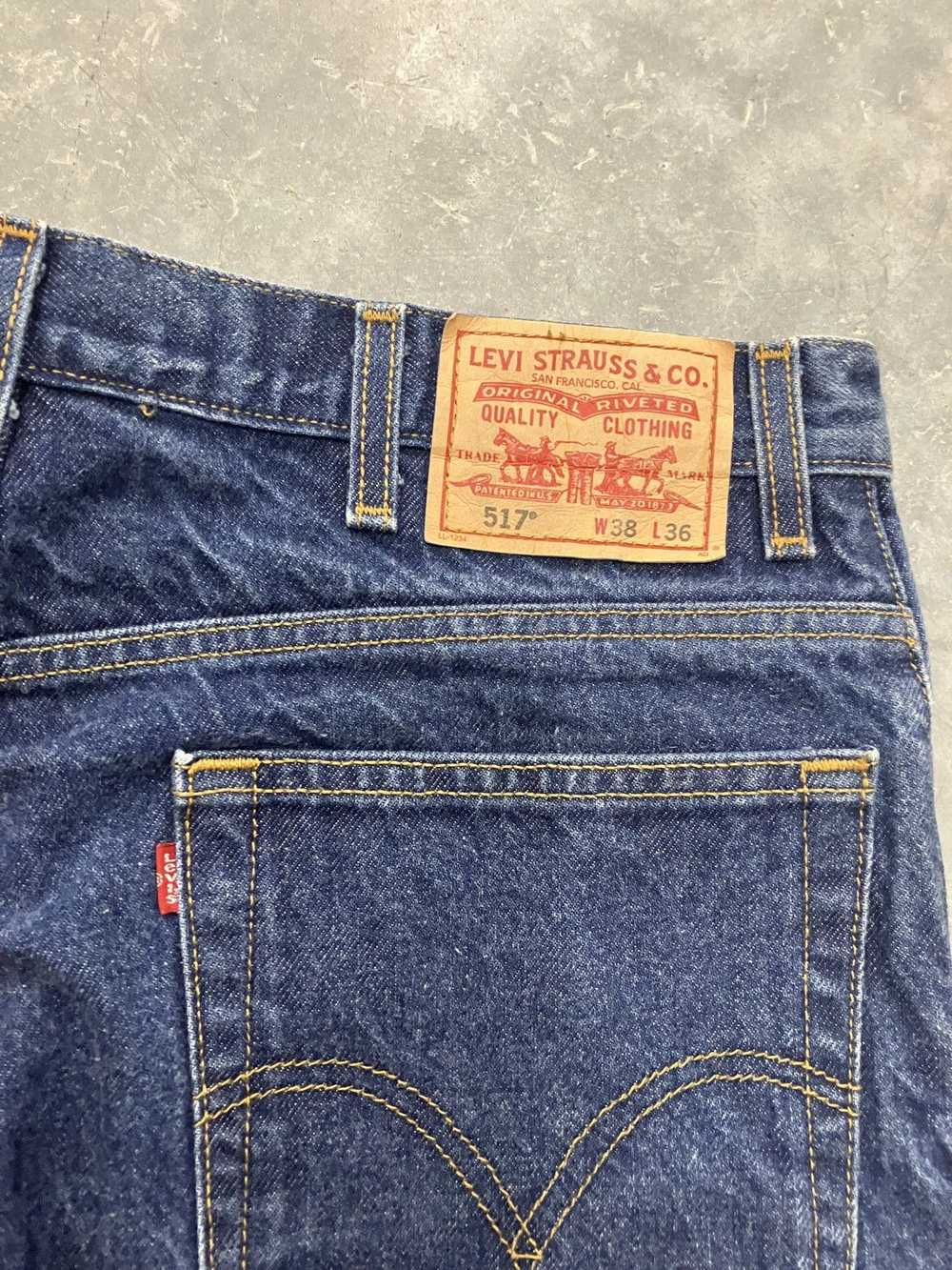 Jean × Levi's × Vintage Vintage Levi’s 517 Dark W… - image 7