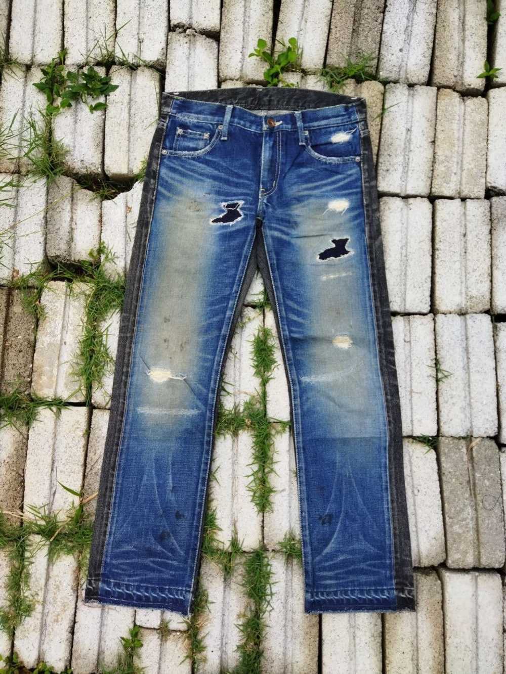 Distressed Denim × Japanese Brand × Vintage Rare�… - image 1