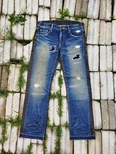 Distressed Denim × Japanese Brand × Vintage Rare�… - image 1