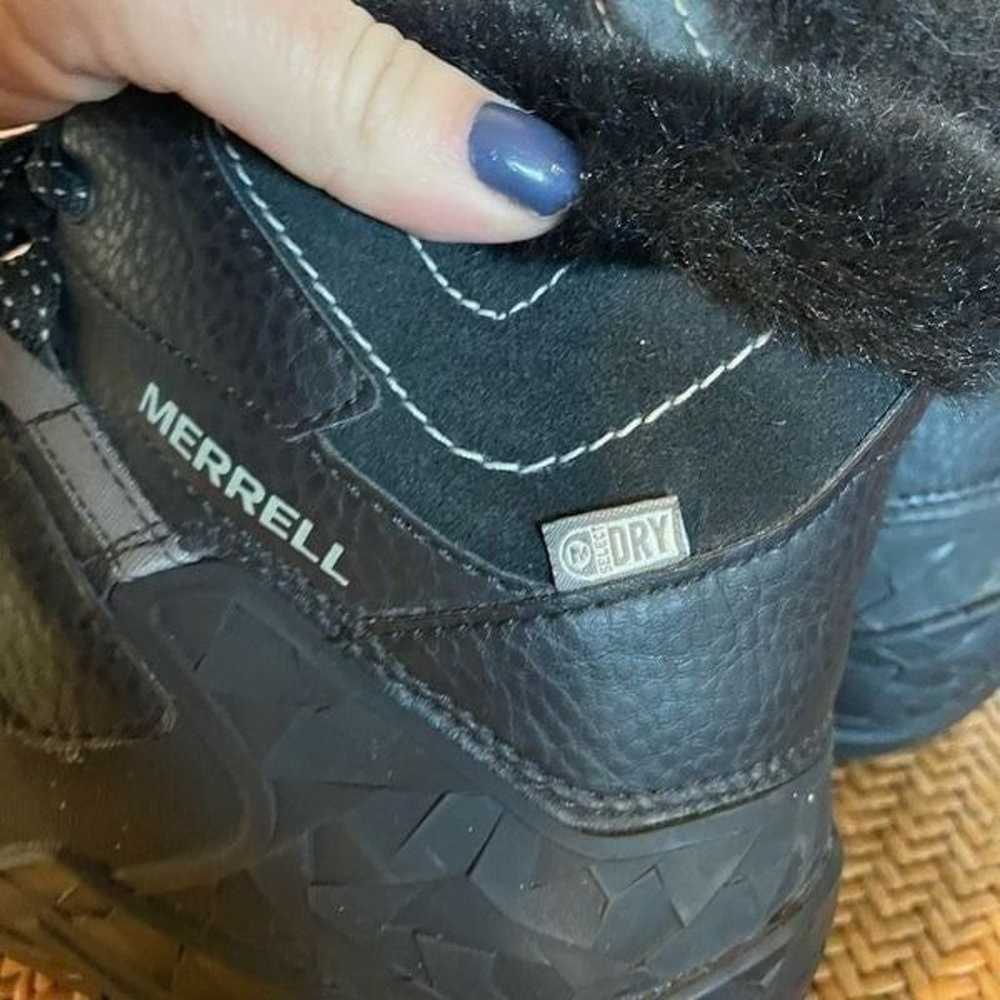 Merrell Aurora ice 6+ black faux fur boot size 8.5 - image 10