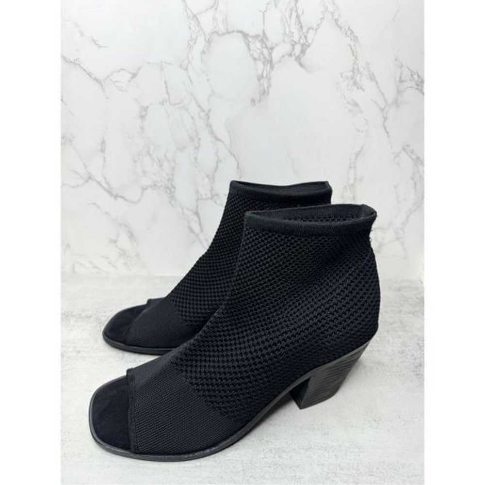 Eileen Fisher Booties Women Size 9.5 Black Croft … - image 1