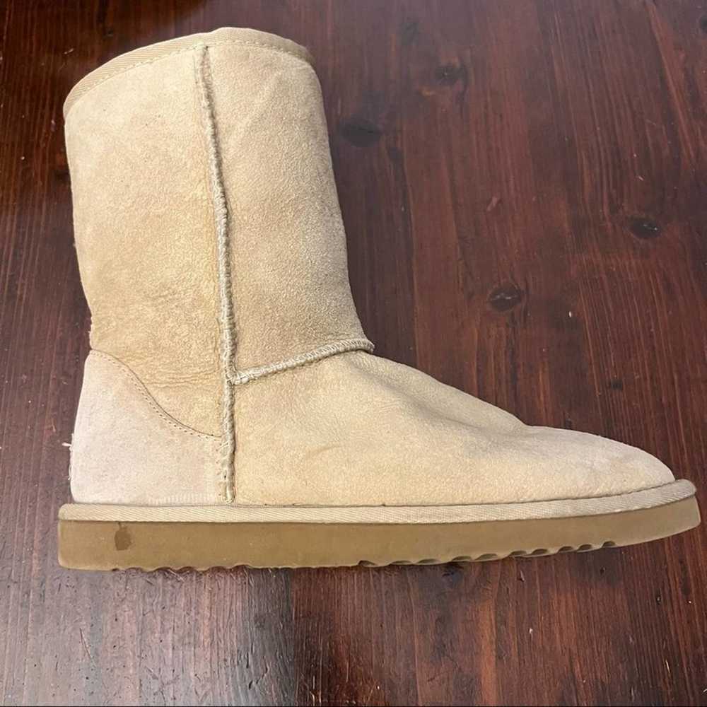 UGG Classic Short Boot Size 7 Sand - image 7