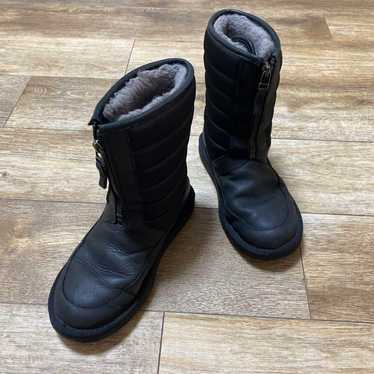 UGG ZAIRE Leather Sheepskin Boots 23cm - image 1