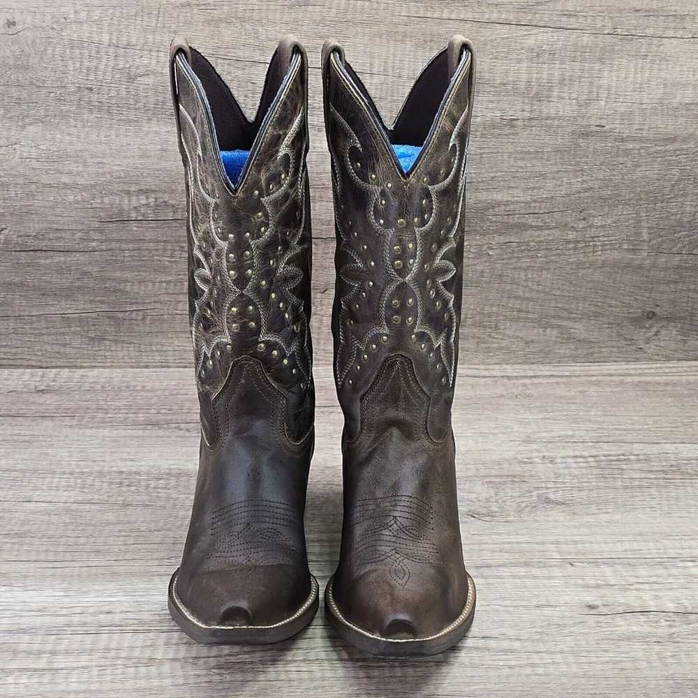 Rawhide by Abilene Women's Size 9M Brown Leather … - image 2