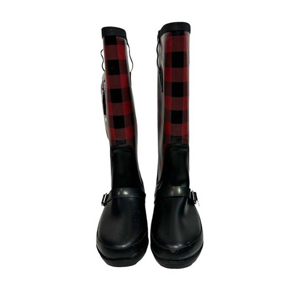 L. L. LL Bean Insulated Wellie Rain Boots w/Polar… - image 2