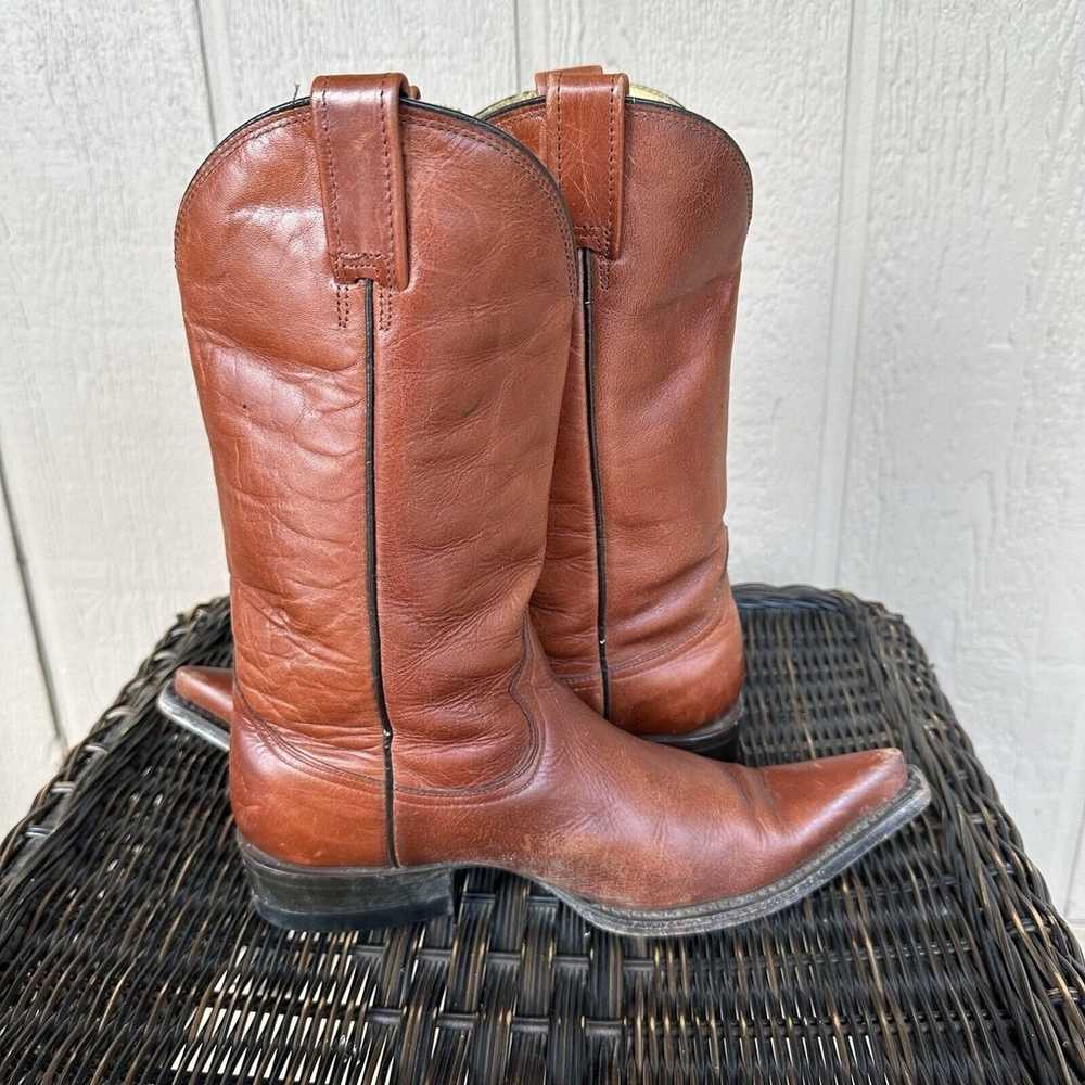 Vtg Botas Jaca Boots Womens Size 5 Mex 24 Brick R… - image 5