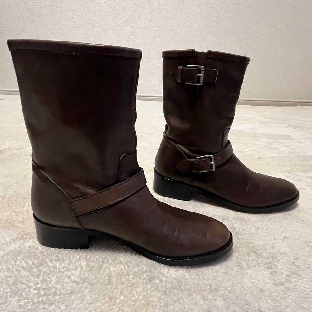 【Brand New】Margaret Howell Leather Engineer Boots… - image 4