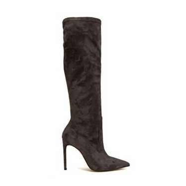 VIA SPIGA Dacia Tall Brown Suede Heeled Boot Size… - image 1