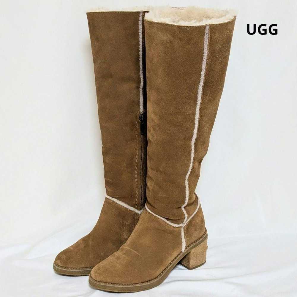 UGG Kesentor Boots Long Boots Boa Brown 23.5cm - image 1