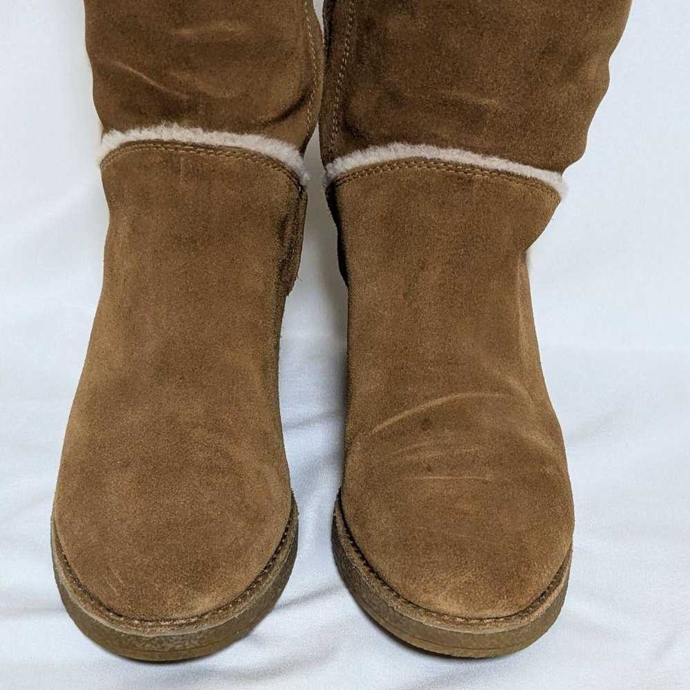 UGG Kesentor Boots Long Boots Boa Brown 23.5cm - image 3