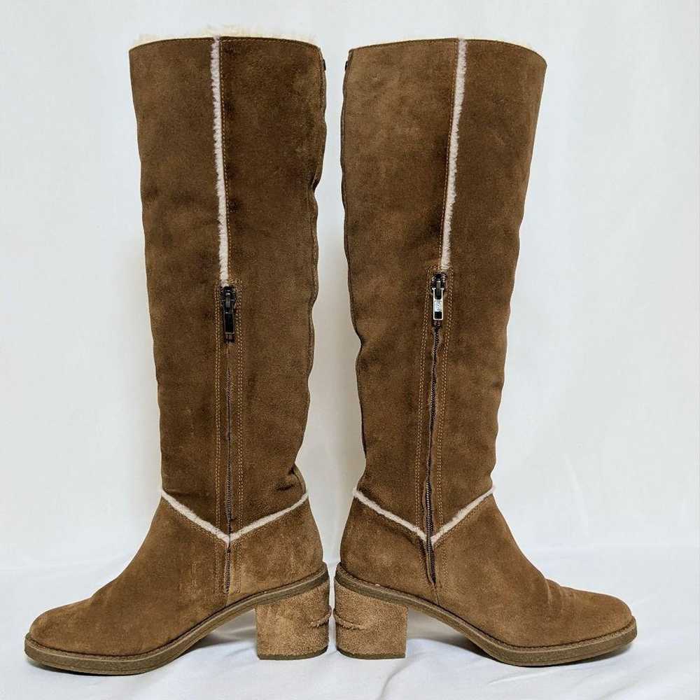 UGG Kesentor Boots Long Boots Boa Brown 23.5cm - image 5