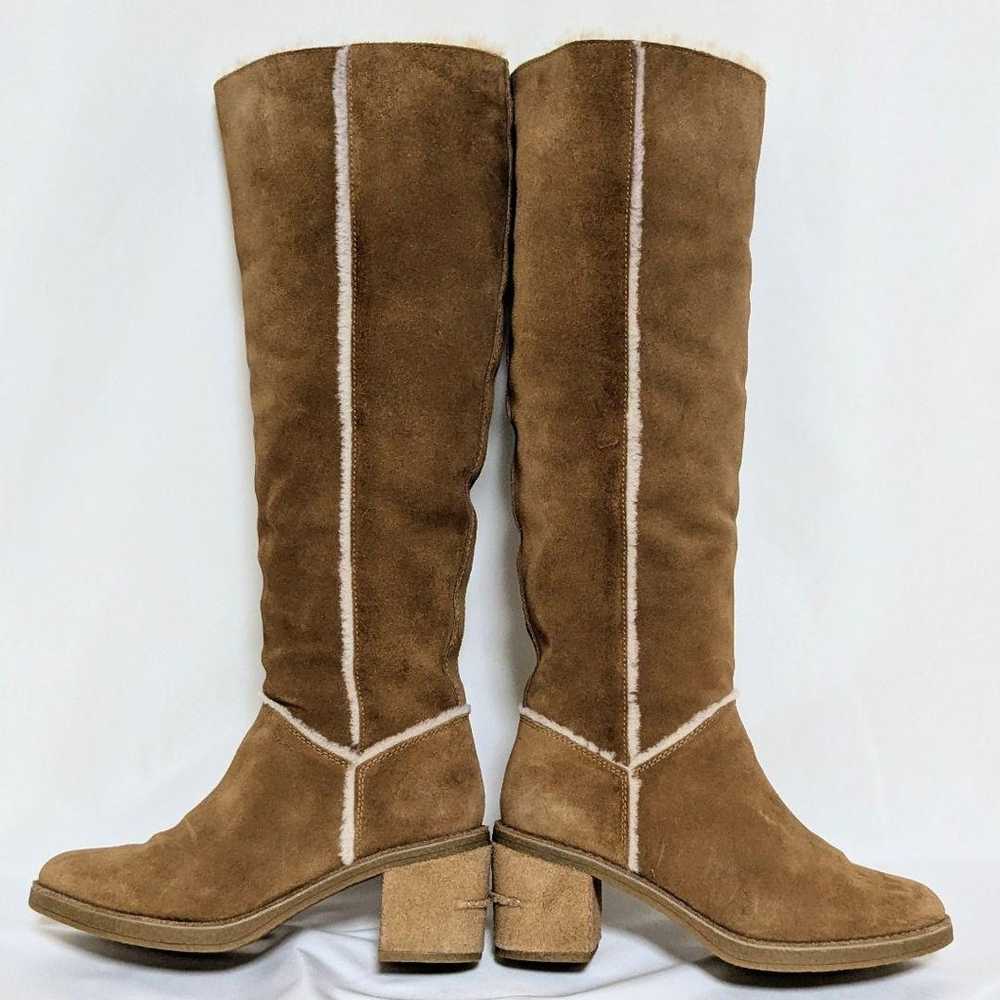 UGG Kesentor Boots Long Boots Boa Brown 23.5cm - image 6