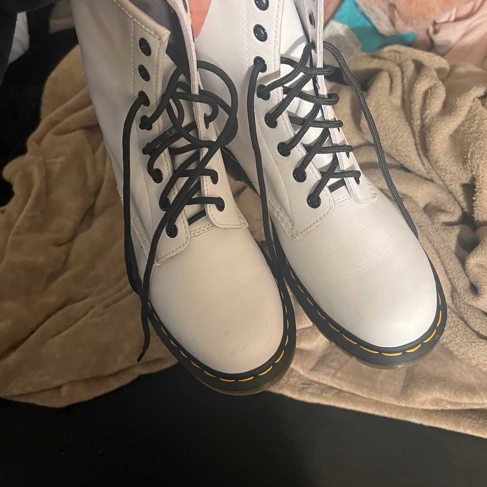 1460 Dr. Martens White Boots - image 7