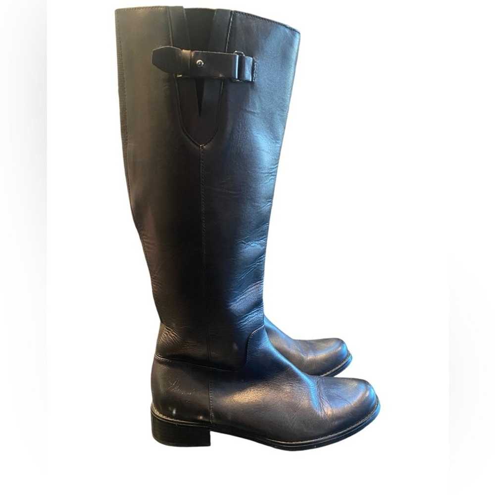 Blondo Volly Waterproof Riding Boot, Black Leathe… - image 1