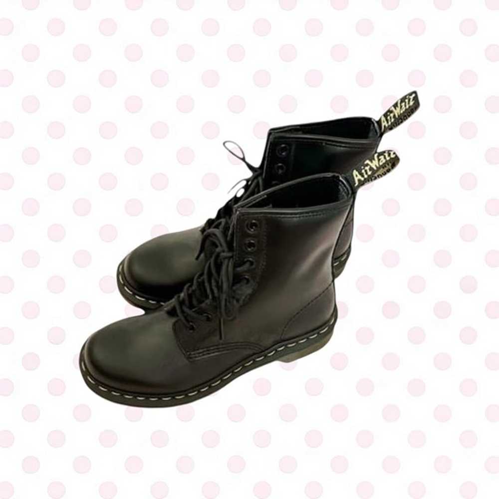 dr. martens 1460 women's smooth leather lace up b… - image 1