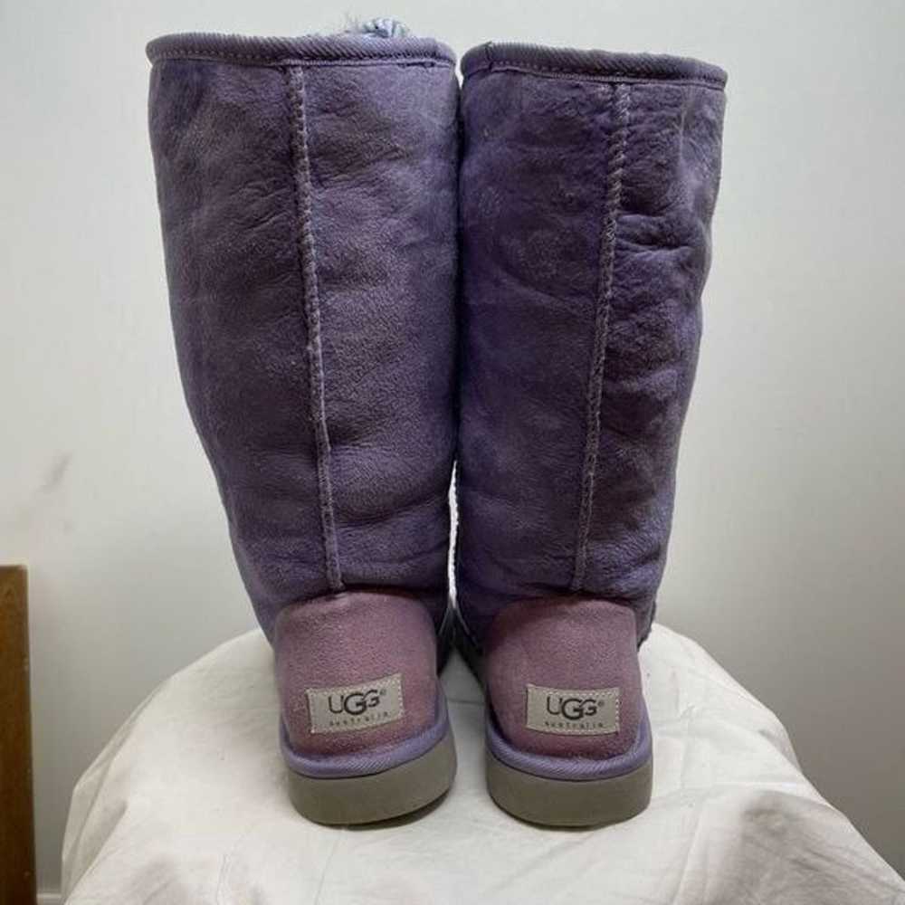 UGG Classic Tall 5815 Leather Sheepskin Lined She… - image 4