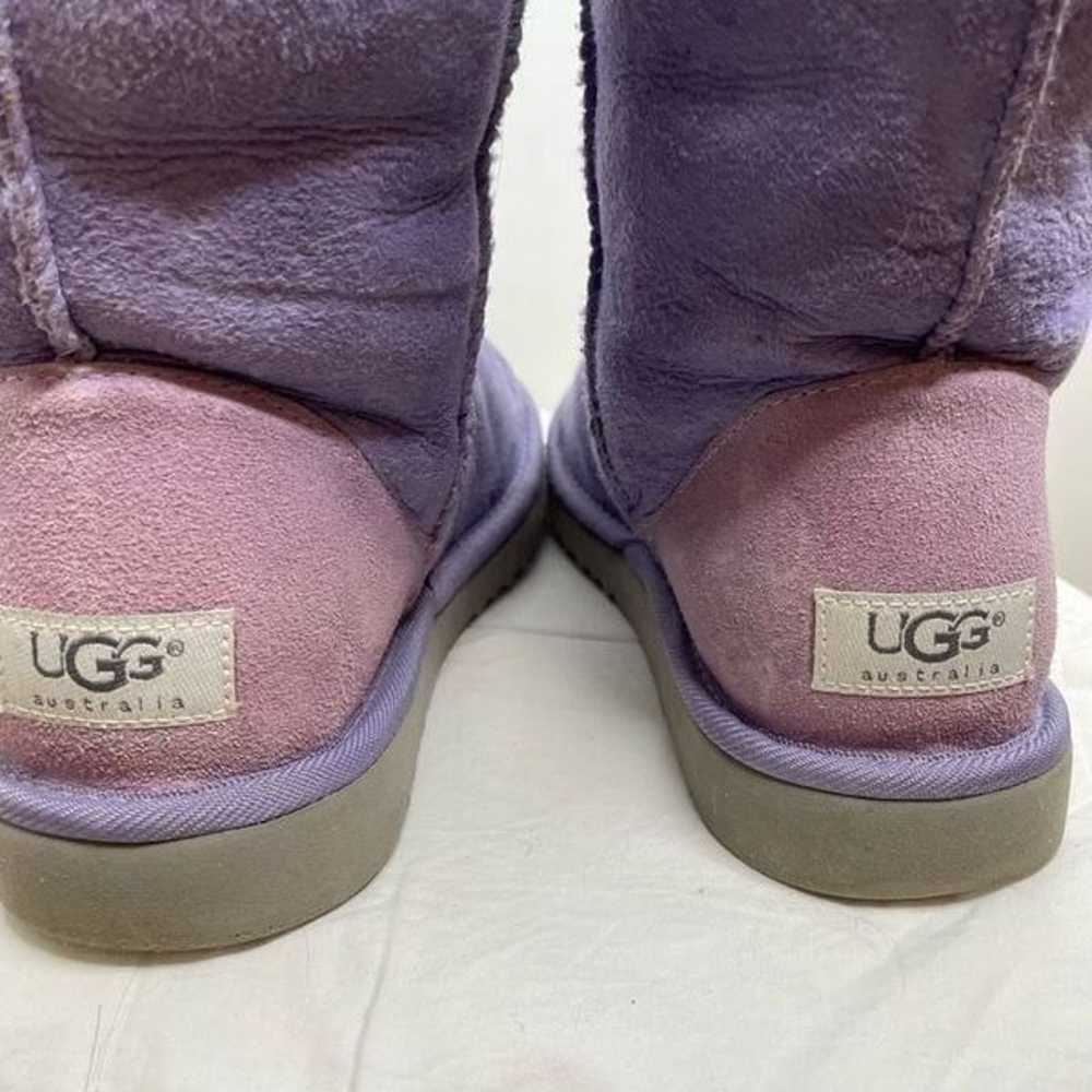 UGG Classic Tall 5815 Leather Sheepskin Lined She… - image 5