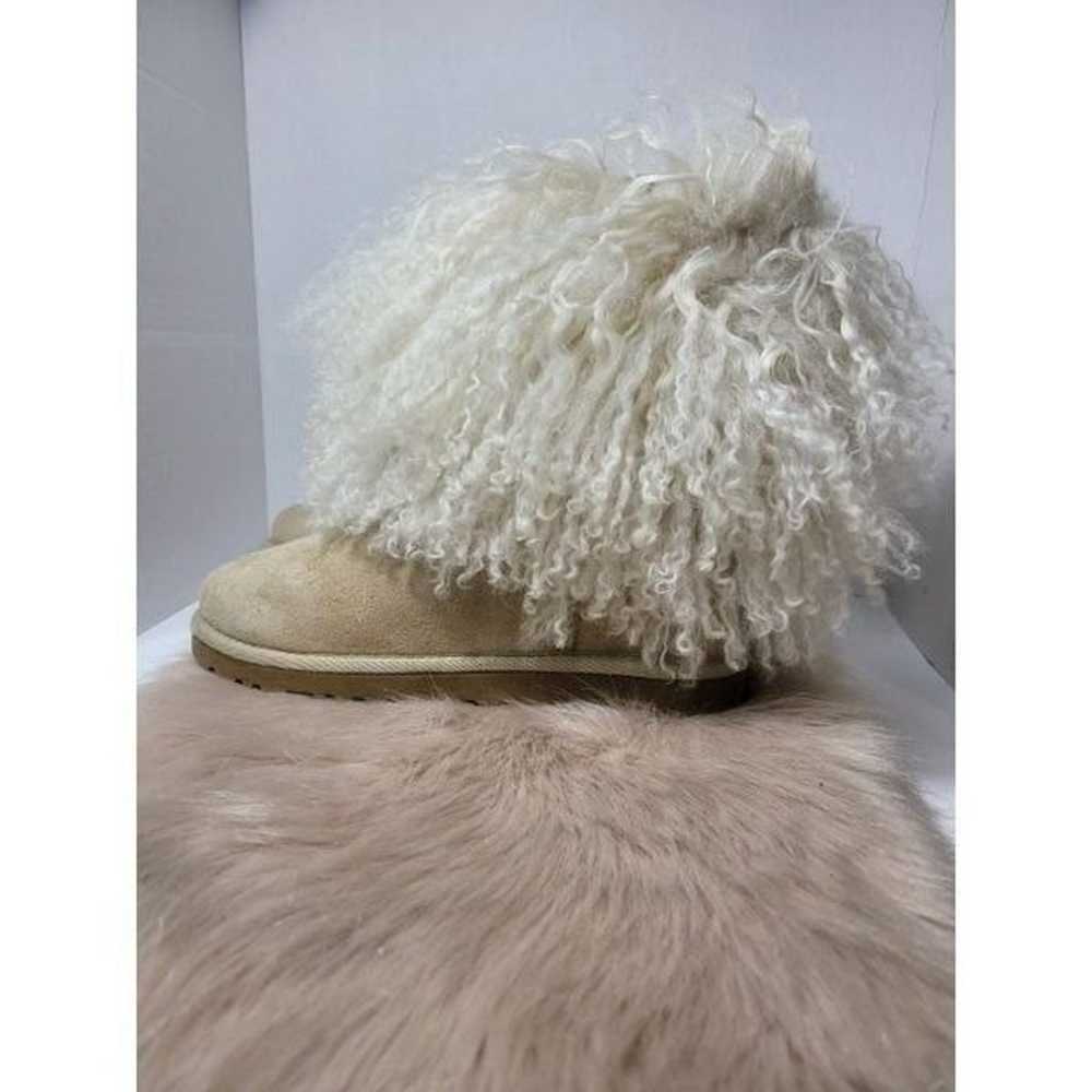 Ugg Australia Sheepskin Mongolian Hair Short Cuff… - image 3