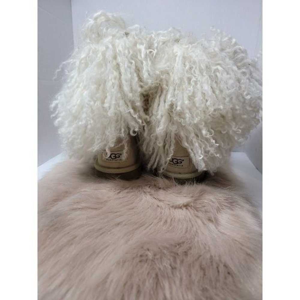 Ugg Australia Sheepskin Mongolian Hair Short Cuff… - image 4