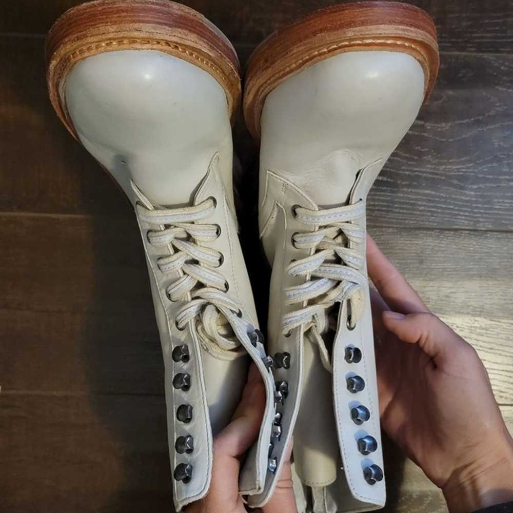 NEW Free People Santa Fe Lace up Combat Boots Wom… - image 3