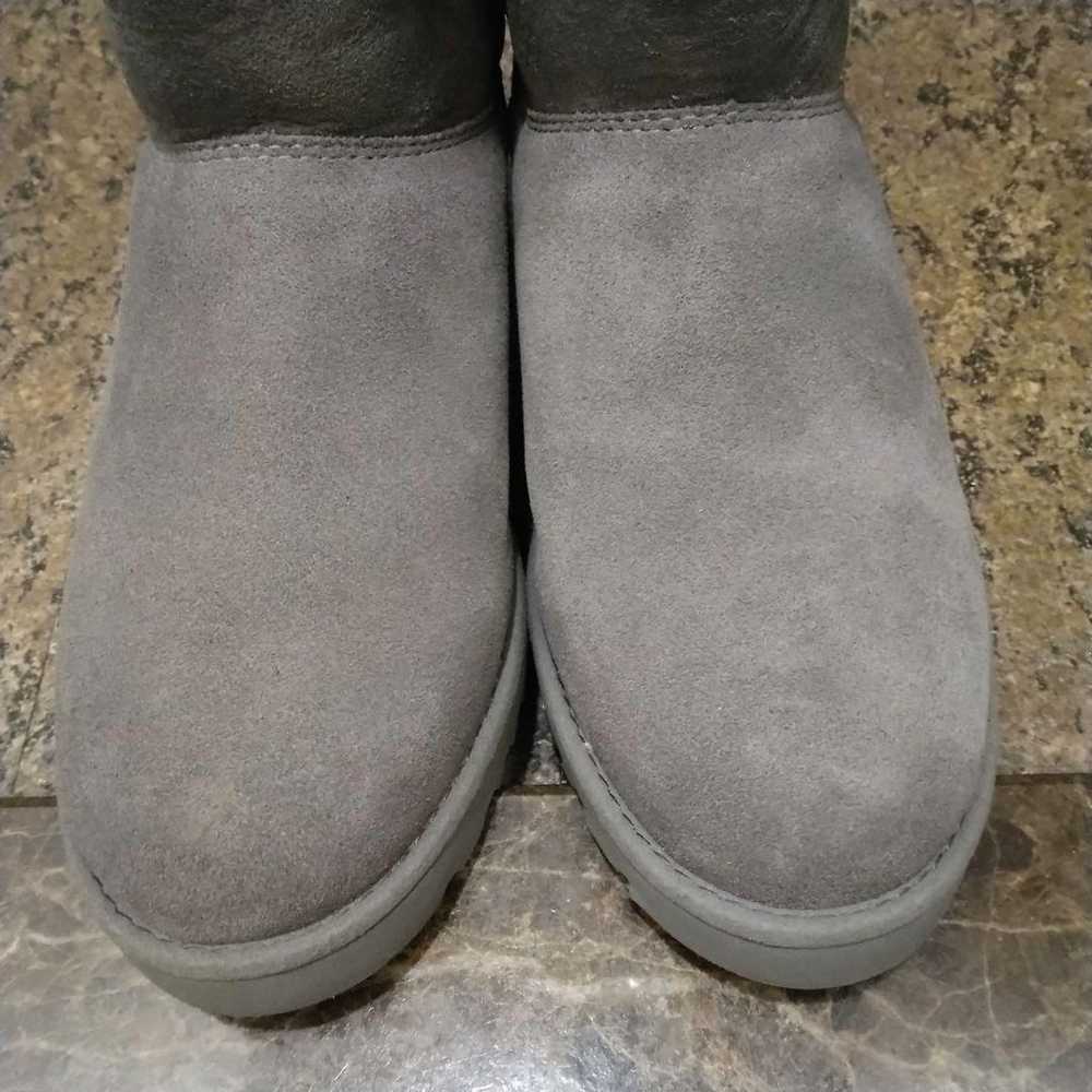 【Unused Class】UGG Sheepskin Boots AMIE Gray 22.5cm - image 7