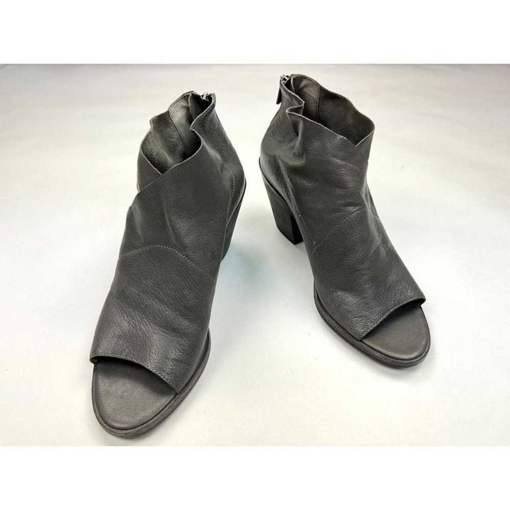 EILEEN FISHER 'Ink' Open Toe Block Heel Bootie Wo… - image 12