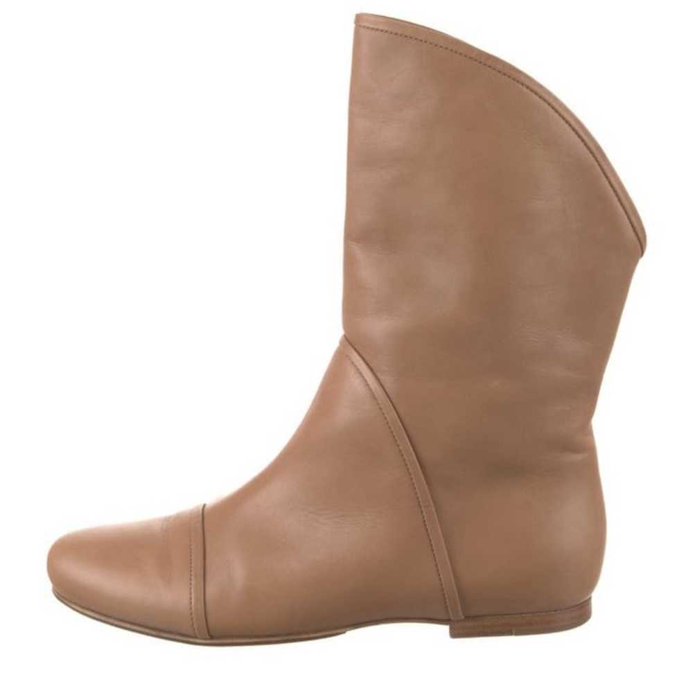 Walter Steiger Tan Leather Ankle Boots- 8 - image 1