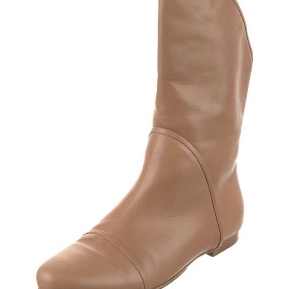 Walter Steiger Tan Leather Ankle Boots- 8 - image 2