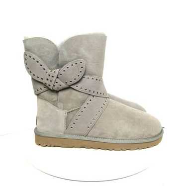 UGG MABEL LIGHT GREY SHEEPSKIN BOOTS - image 1