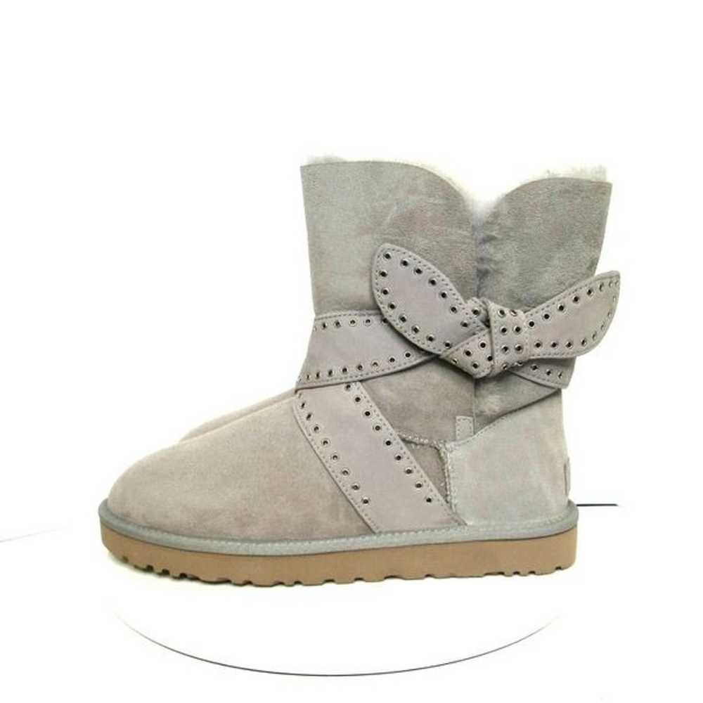 UGG MABEL LIGHT GREY SHEEPSKIN BOOTS - image 4