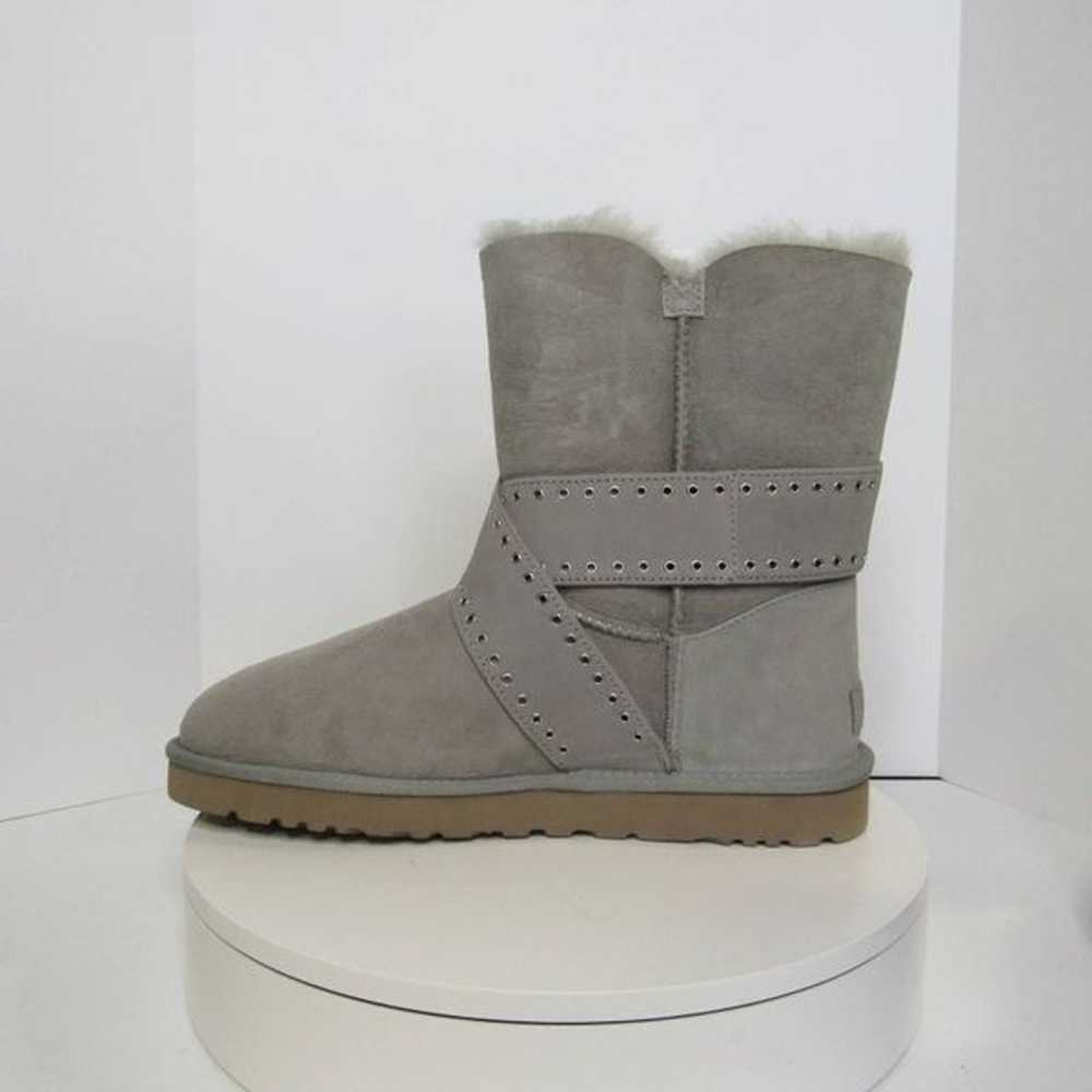 UGG MABEL LIGHT GREY SHEEPSKIN BOOTS - image 5