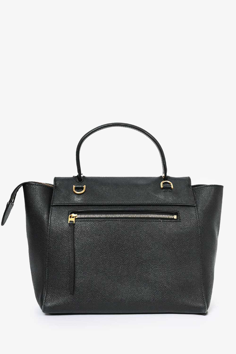 Celine Black Leather Micro Belt Bag (As Is) - image 2