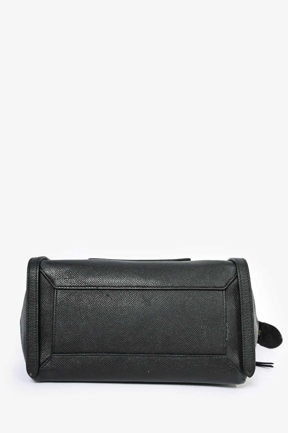 Celine Black Leather Micro Belt Bag (As Is) - image 5