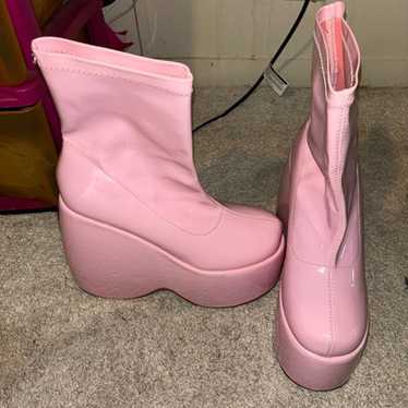 Pink Dolls kill platform Boots