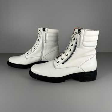 AQUATALIA Laila Lace-up waterproof white leather c