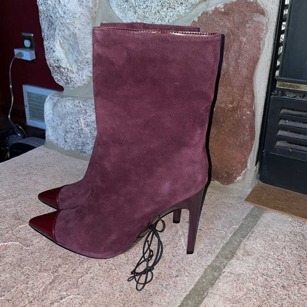 Nine West Winner Pointy Toe Ankle Dress Boots - image 3