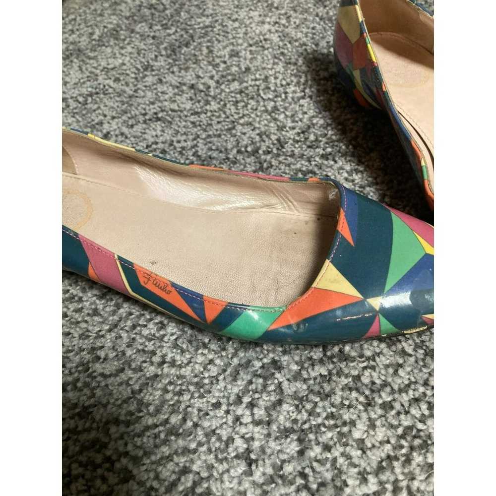 Vintage Emilio Pucci Low Heel Ballet Flats Size 38 - image 9