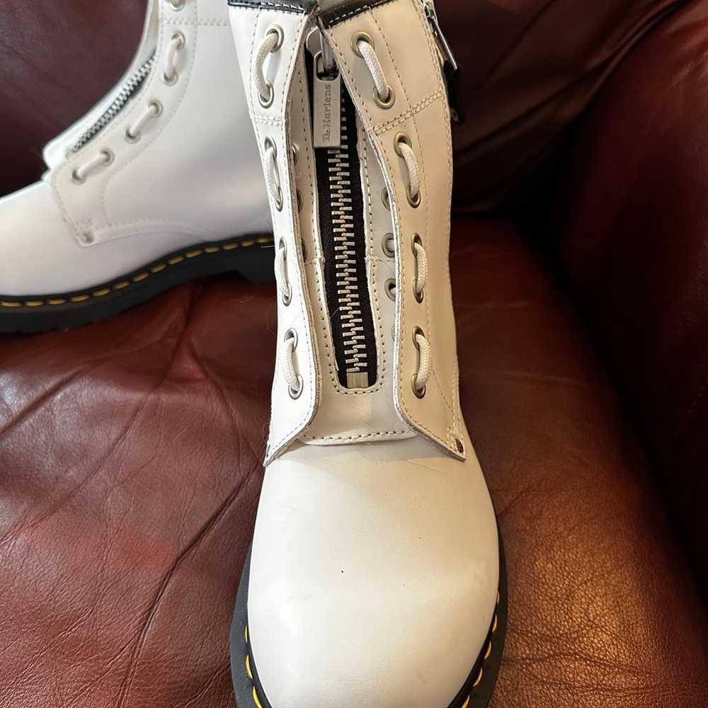 NWOT Dr. Martens White 1460 Twin Zip Air Wair Lea… - image 10