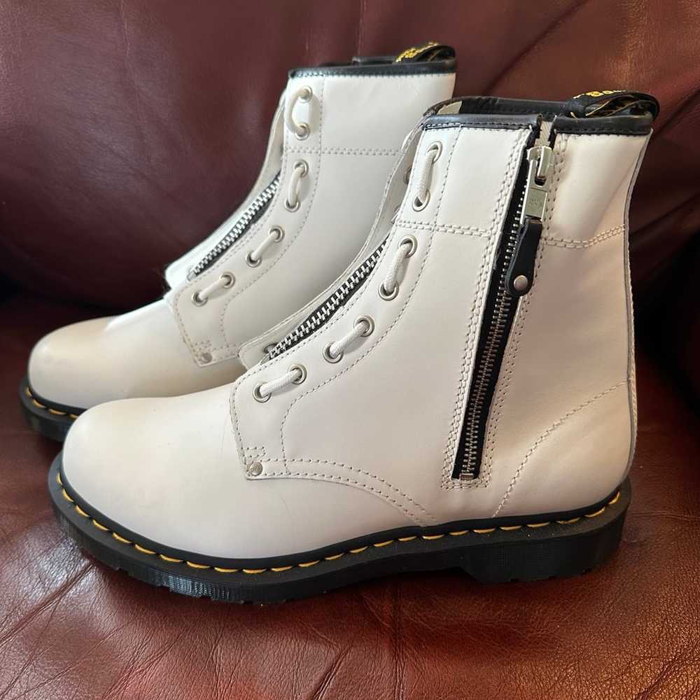 NWOT Dr. Martens White 1460 Twin Zip Air Wair Lea… - image 11