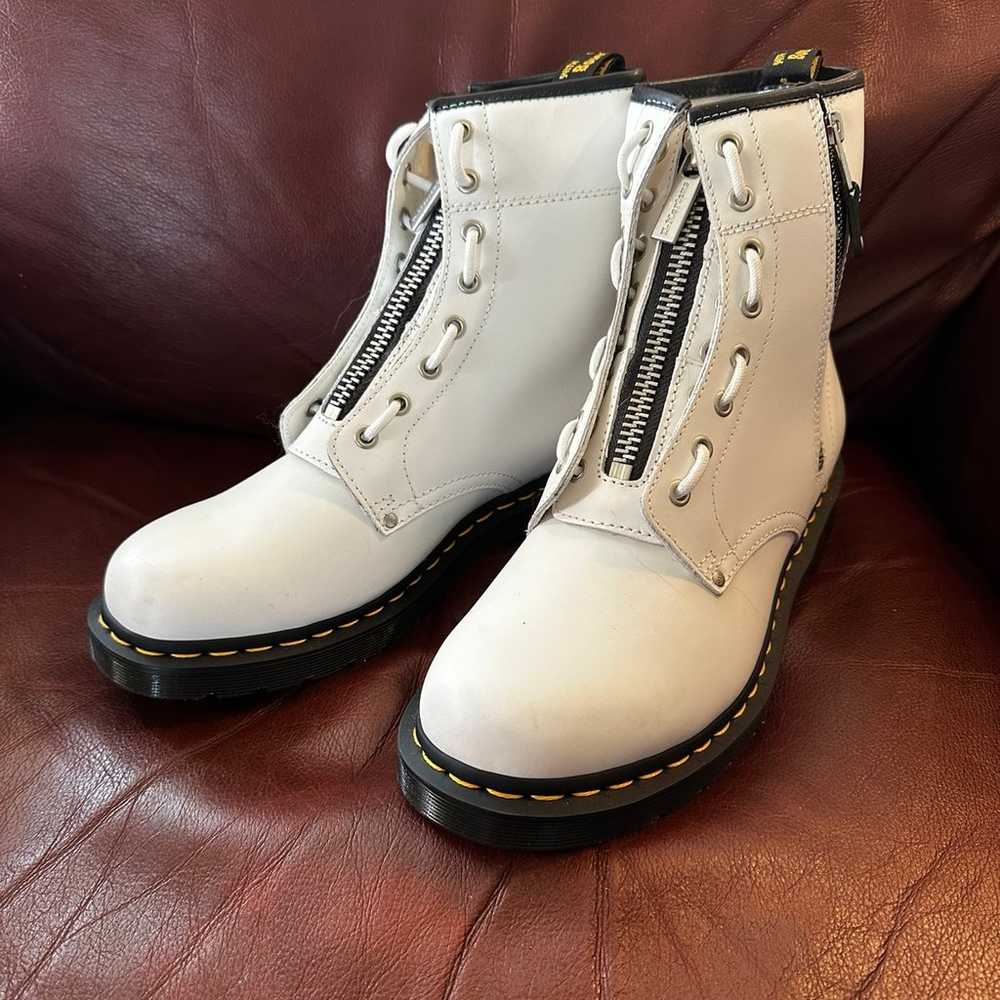 NWOT Dr. Martens White 1460 Twin Zip Air Wair Lea… - image 12