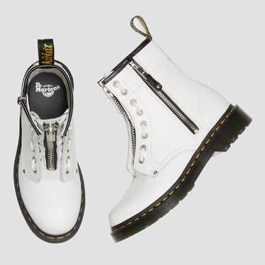 NWOT Dr. Martens White 1460 Twin Zip Air Wair Lea… - image 1