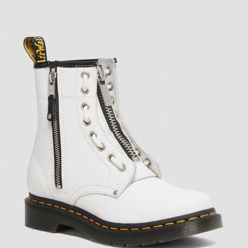 NWOT Dr. Martens White 1460 Twin Zip Air Wair Lea… - image 3