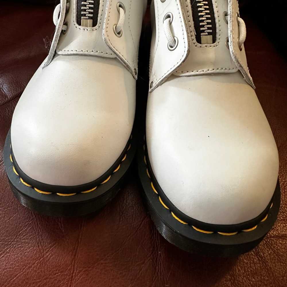 NWOT Dr. Martens White 1460 Twin Zip Air Wair Lea… - image 8