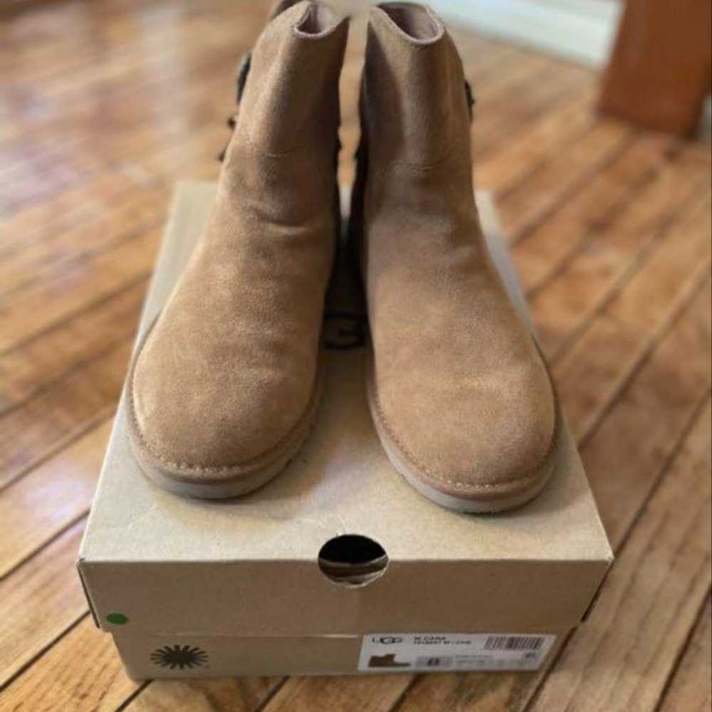 UGG brown/beige fringe boots W Cara 8 - image 9