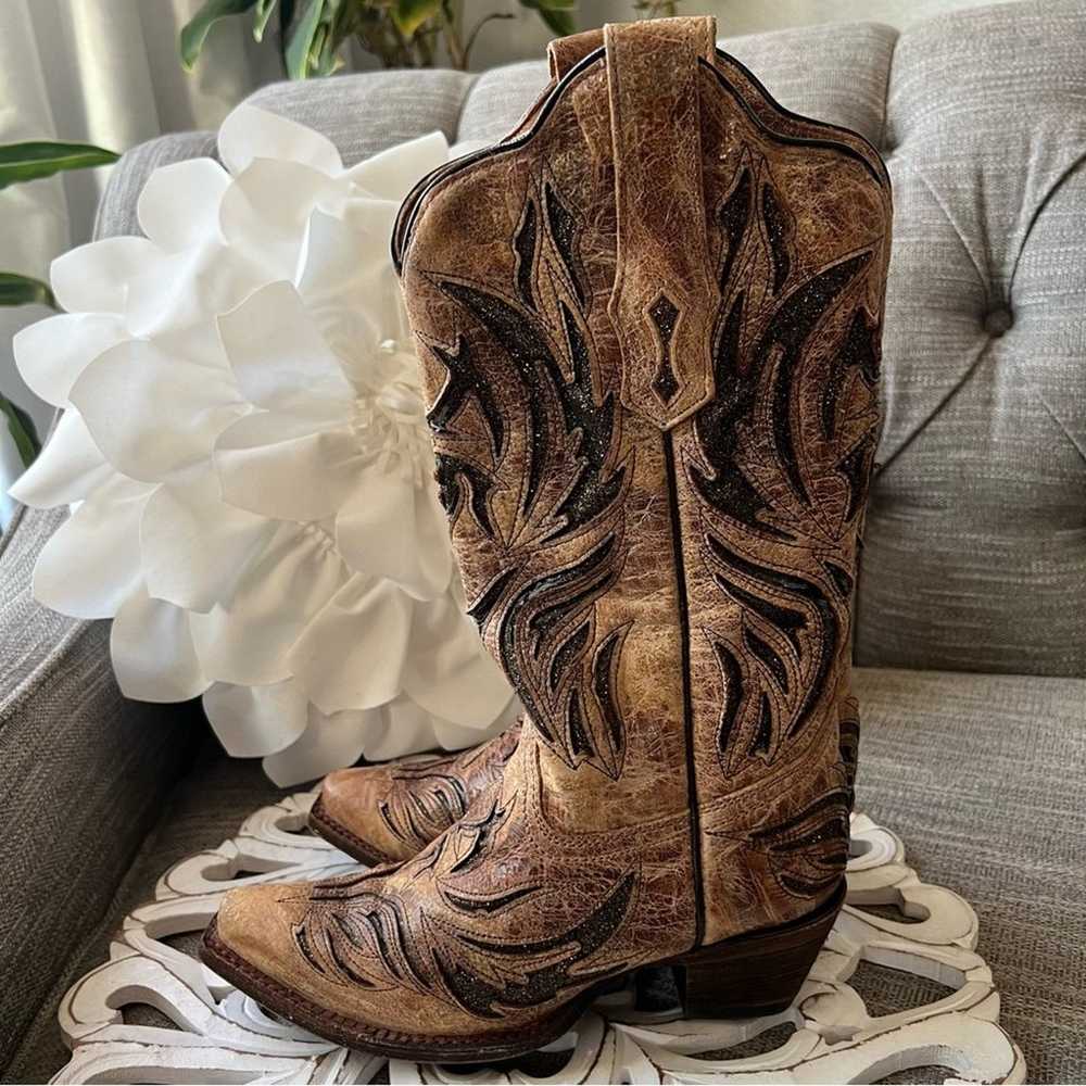 Corral Western Cowboy Boots Women’s 6 - image 9