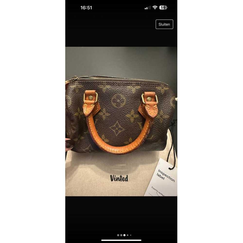 Louis Vuitton Nano Speedy / Mini HL cloth mini bag - image 3