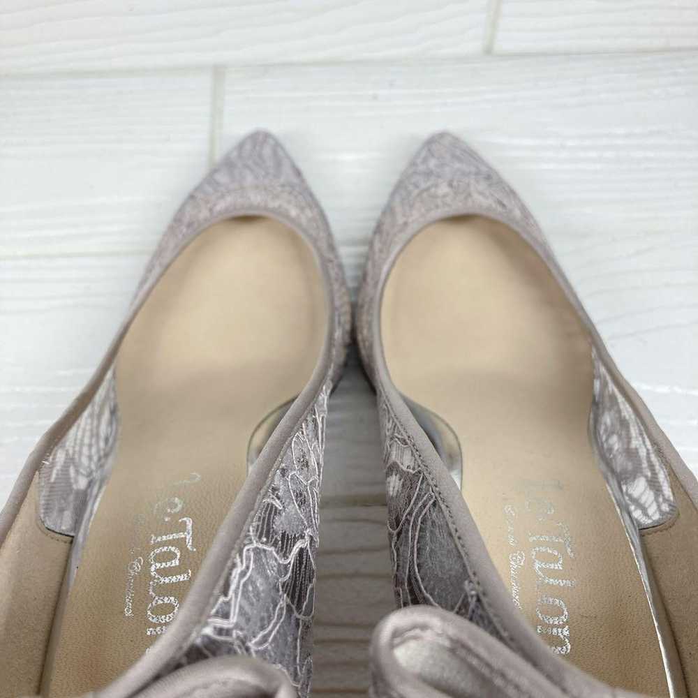 【Unused Class】 Lutalon Lace Pumps 22.5cm with Bac… - image 12