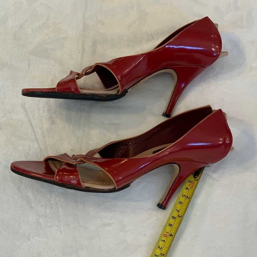 Marc Jacobs Vintage Red and Tan Slingback Sandal … - image 10