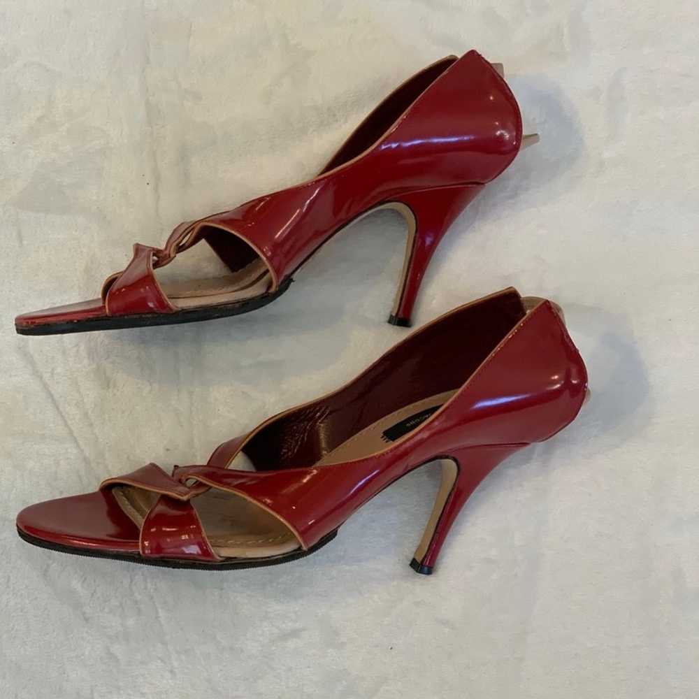 Marc Jacobs Vintage Red and Tan Slingback Sandal … - image 5